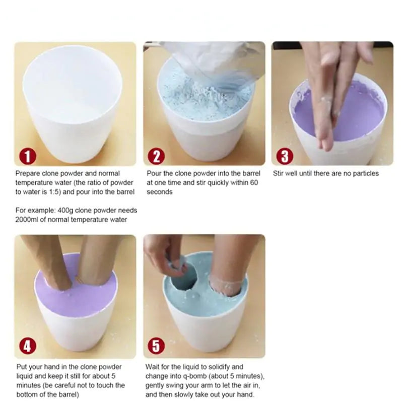 Velissa™ Couples Memory Mold Kit